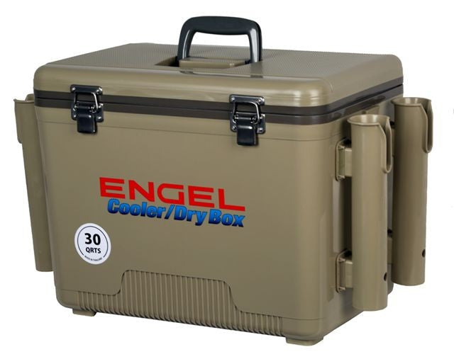 Engel 30 Durable Quart Bait Dry Box and Cooler with Rod Holders, White (2  Pack), 1 Piece - Kroger