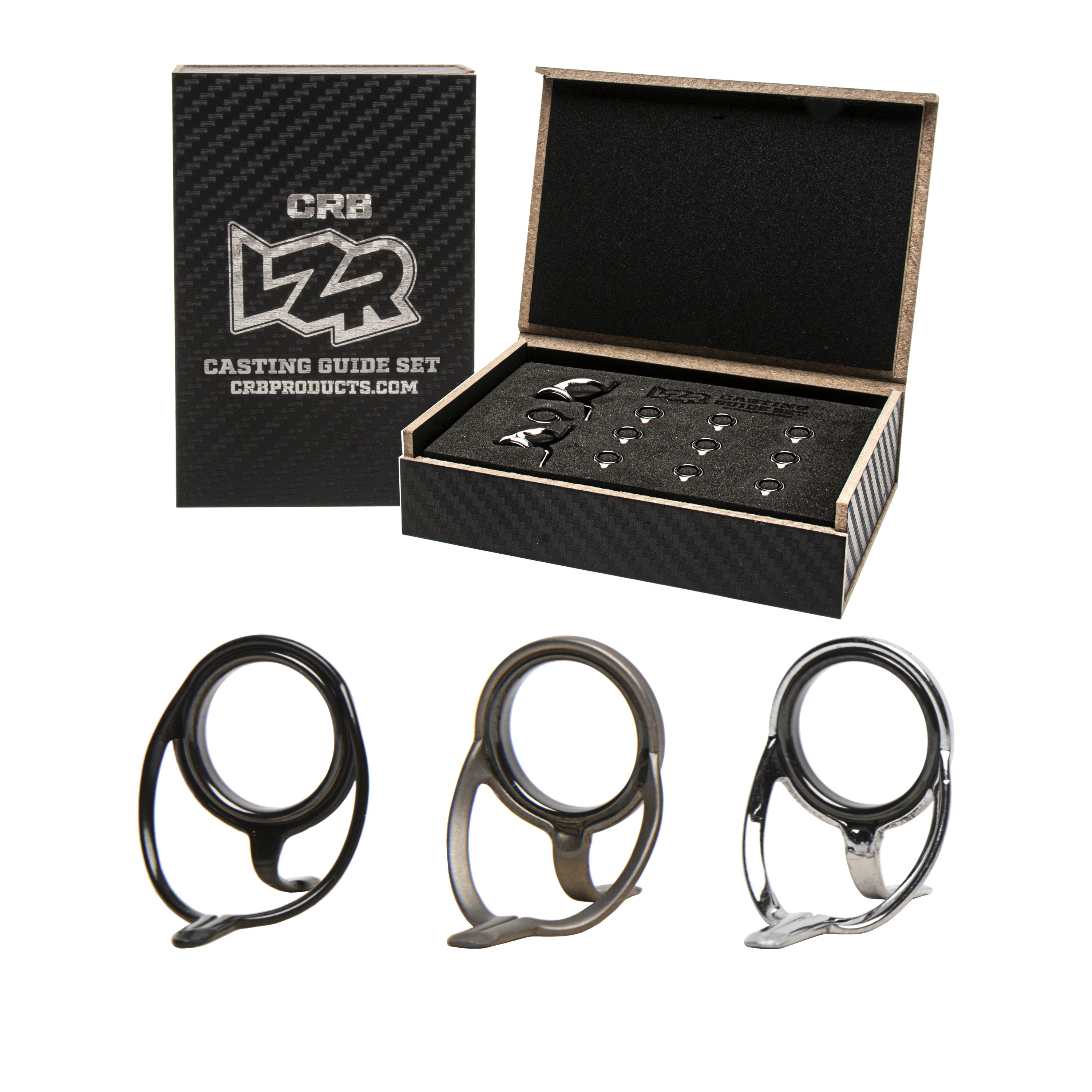 LZR Light-Duty Spinning Rod Guide Kits Polished Stainless