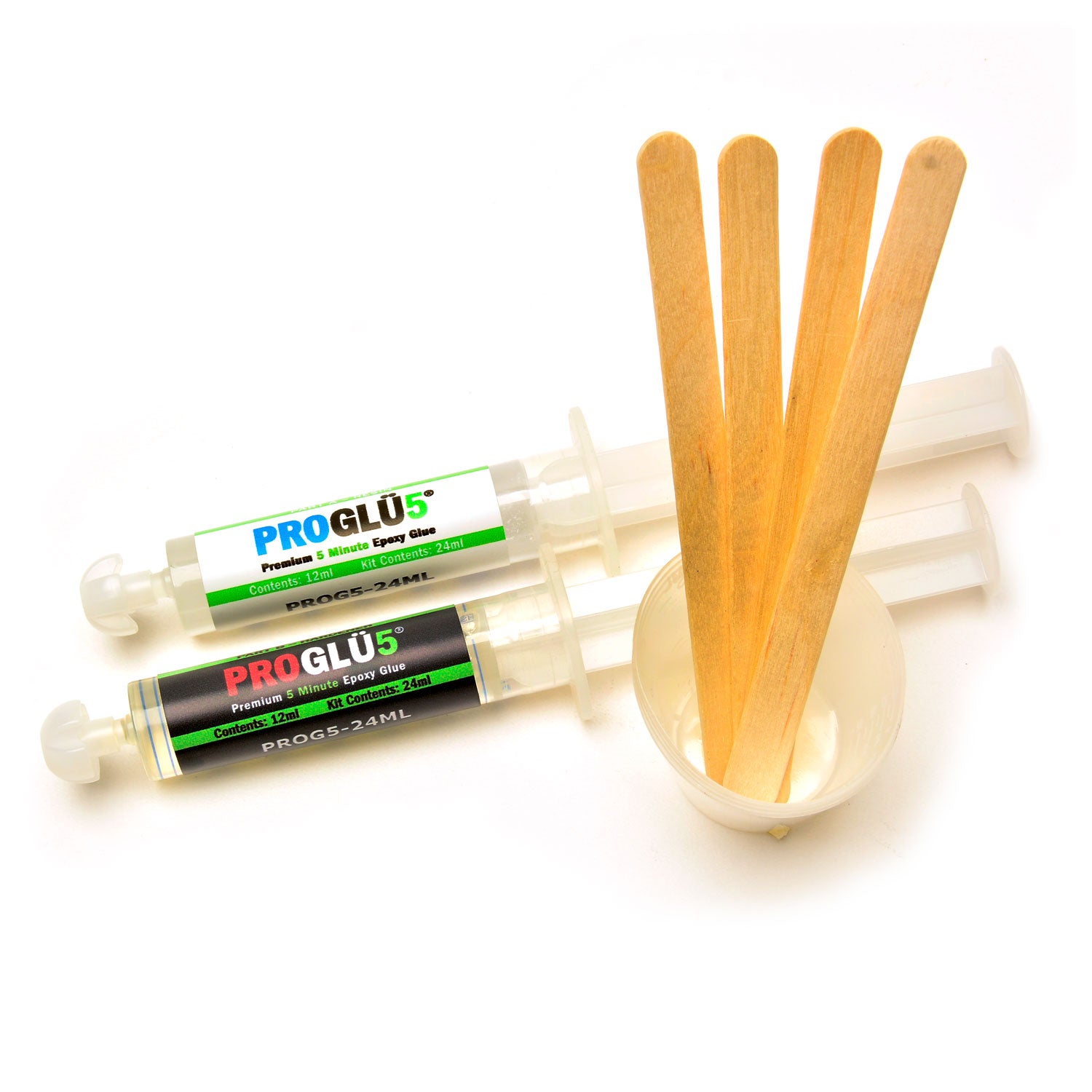 ProGlu Premium Rod Building Epoxy Glue 24ml Pre-Loaded Syringe Kit