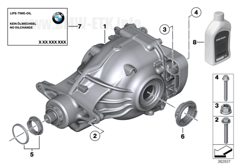 Genuine BMW - 11417834496 - Electric oil/ transmission fluid pump  (11-41-7-834-496)