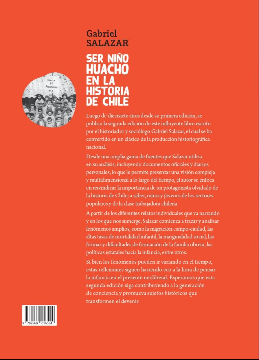 Ser Niño Huacho en la historia de Chile (segunda edición) – LOM Chile