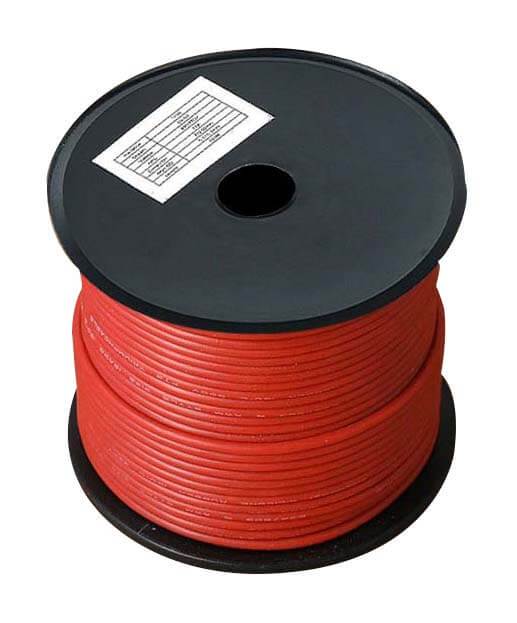K4 Electrical Wire Green W/Red Stripe