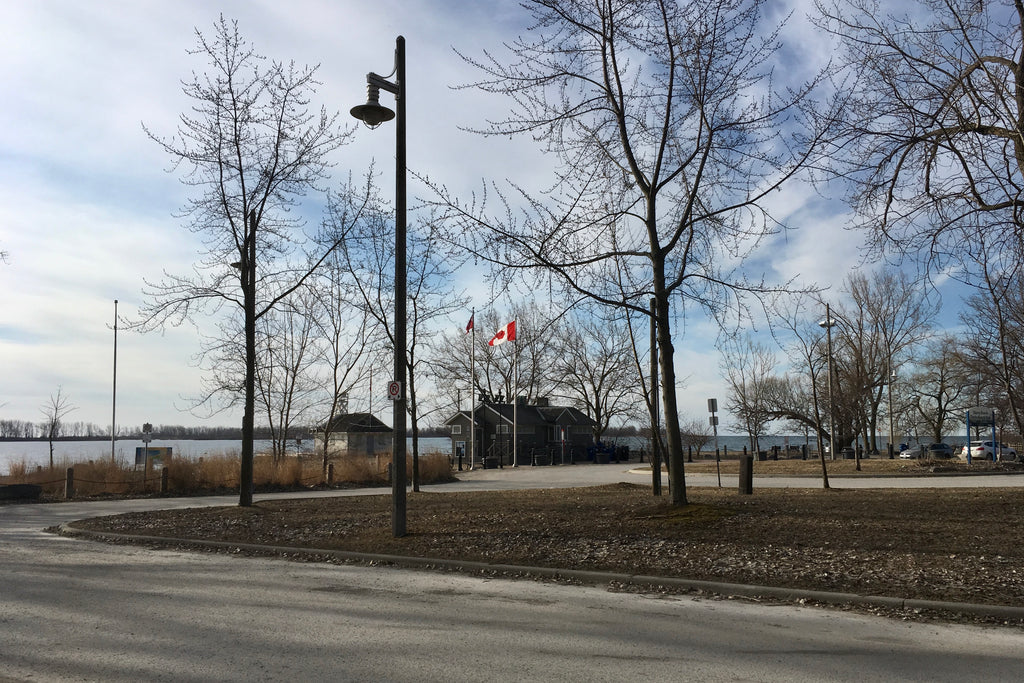 Washrooms at Cherry Beach.