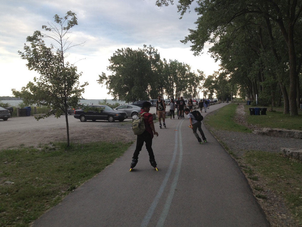 Toronto Inline Skating at Cherry Beach