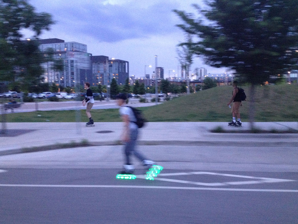 Toronto Inline Skating in the Canary District