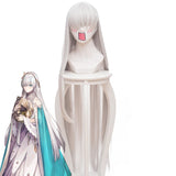 Fate Grand Order FGO Caster Anastasia Cosplay Wig Silver Hair Cosplay