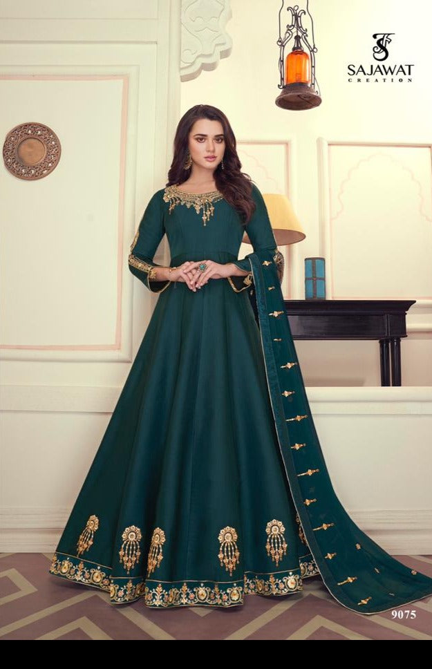 long gown salwar