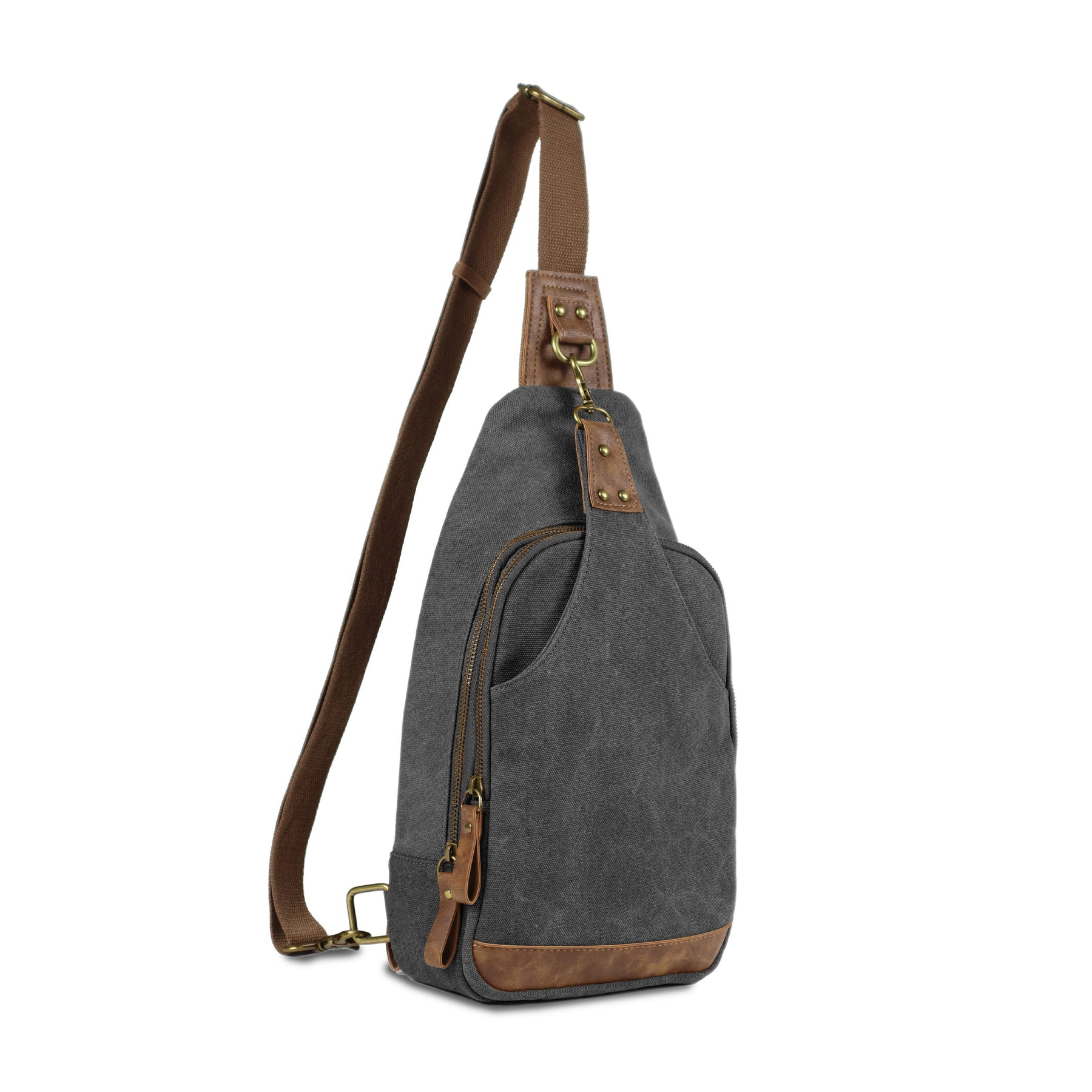 Jesse James Glacier Canvas Sling Shoulder Concealed Carry Backpack 