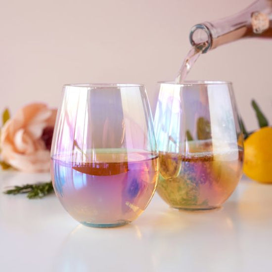 True Colors Stemless Wine Glasses, Set Of 4 – Oneida