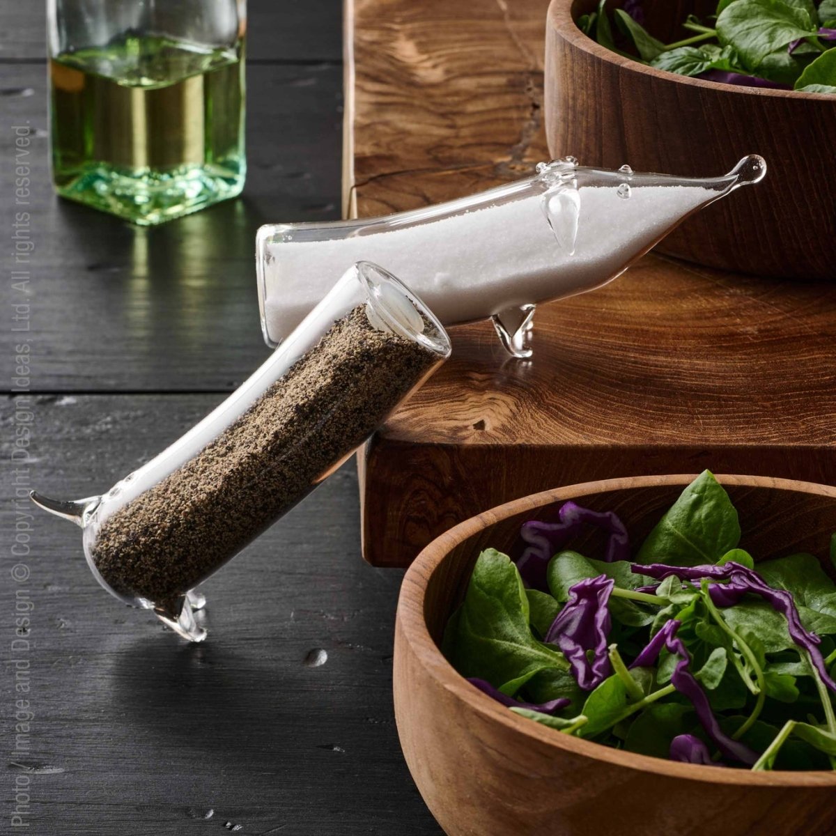 Hyacinth Salt + Pepper Shaker Set | Rustic Charm &Petals