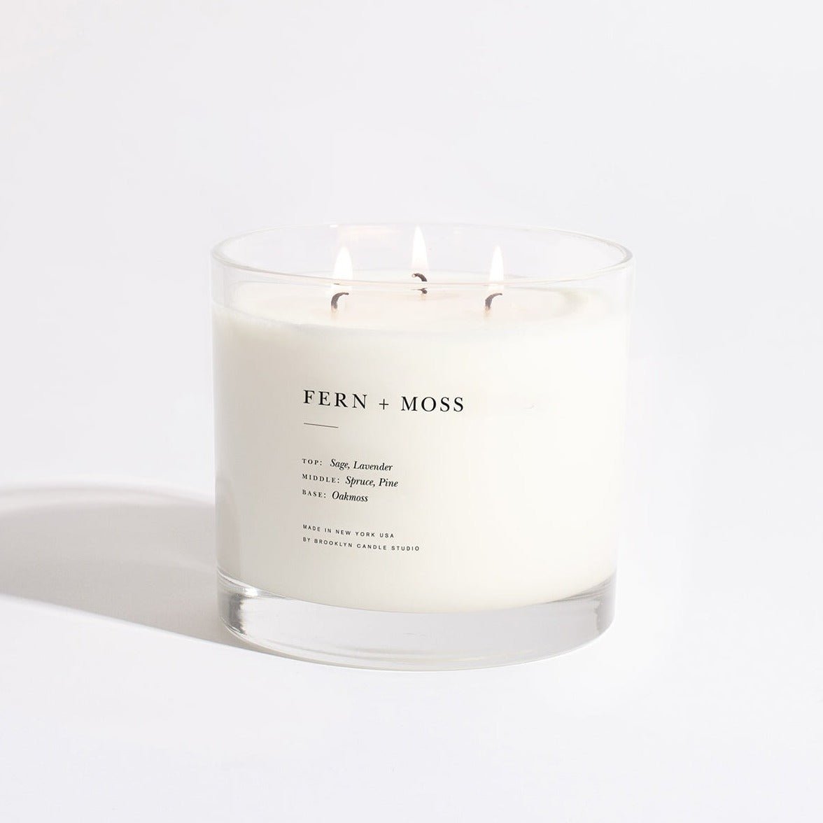 Brooklyn Candle Co  Fern + Moss Soy Wax Candle - 8 oz.