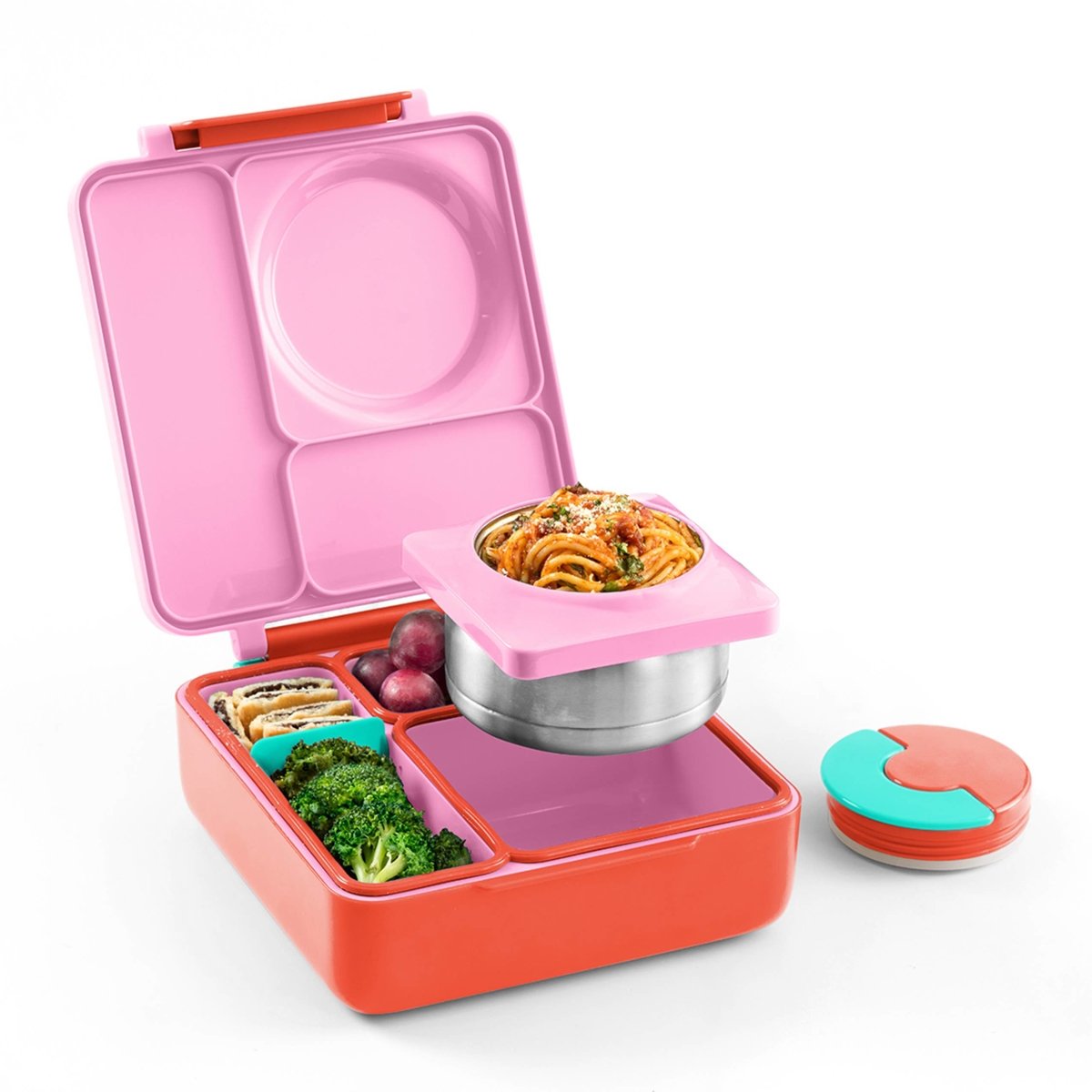 The Dearest Grey - Divided Silicone Bento Lunch Box