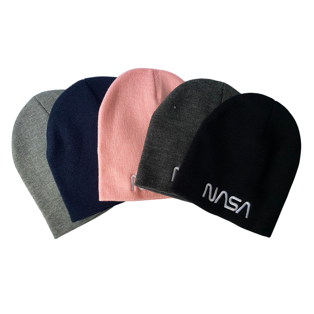 NASA Beanie with Embroidered - myNASAstore Logo Assorted Colors – NASA