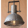 Kalalou Metal industrial Cage Pendant Light-Iron Home Concepts
