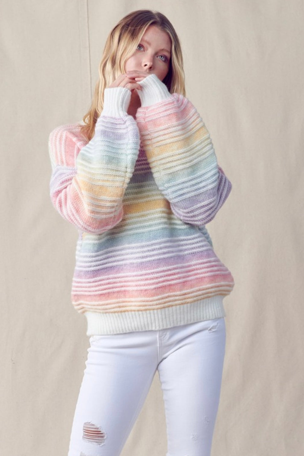 Cumplido seno Algún día Ombre Rainbow Sweater – Shop Twenty9