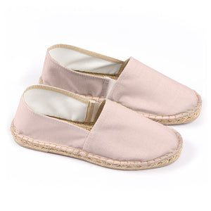 baby pink espadrilles