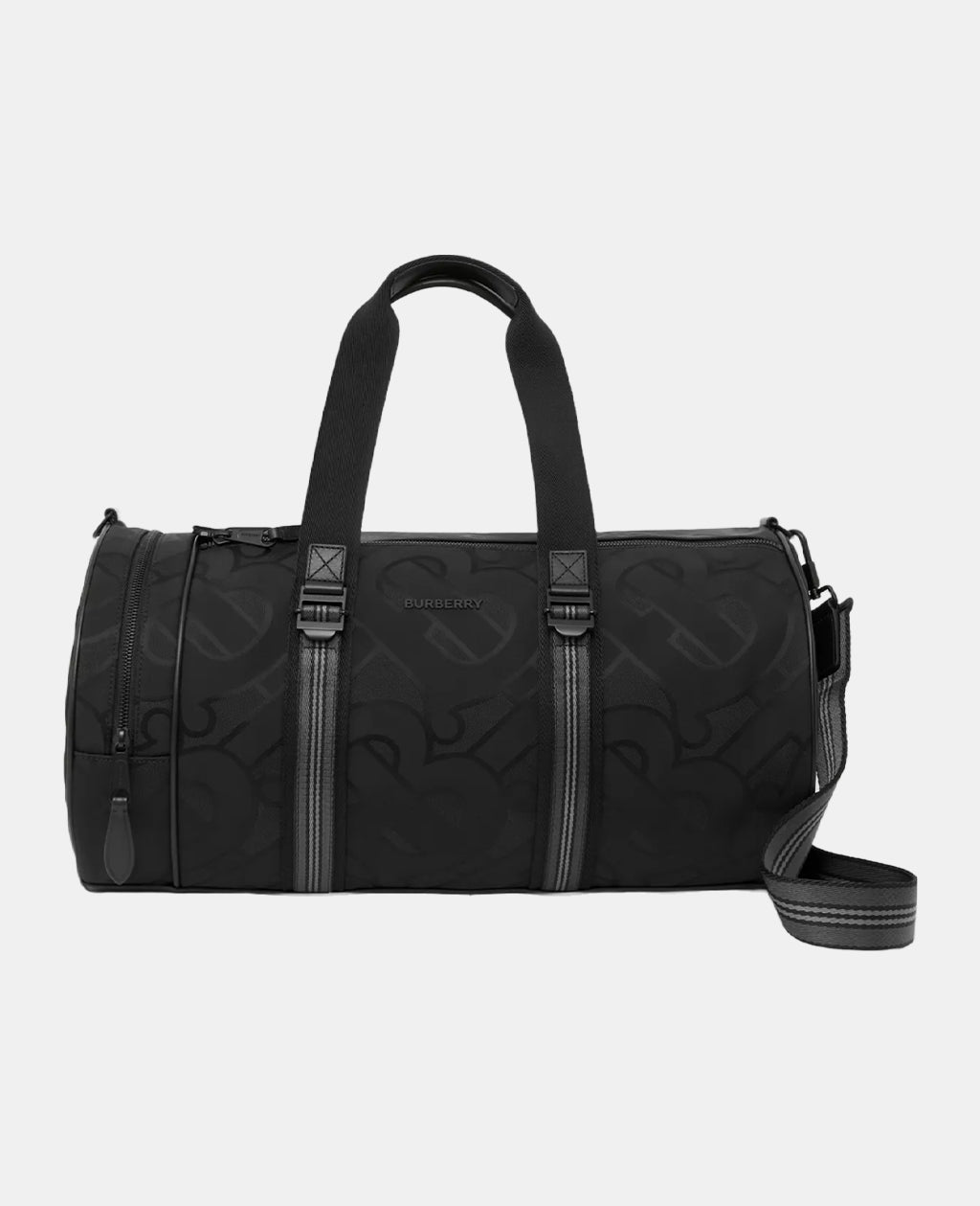 BURBERRY - Monogram Jacquard Medium Barrel Bag - Men - Black – LABELL-D