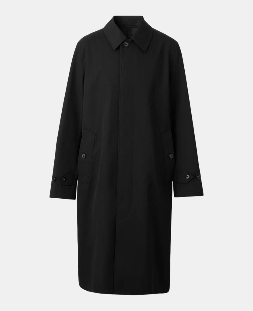 BURBERRY - Monogram Motif Cotton Gabardine Car Coat - Men - Black – LABELL-D