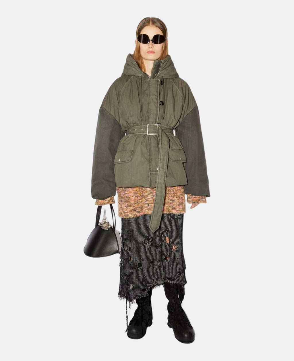 ACNE STUDIOS - Padded Jacket - Women - Mud-Grey