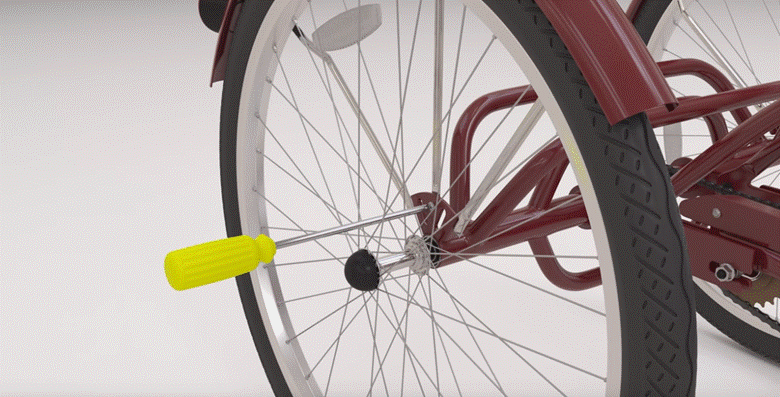 schwinn meridian rear wheel drive side right