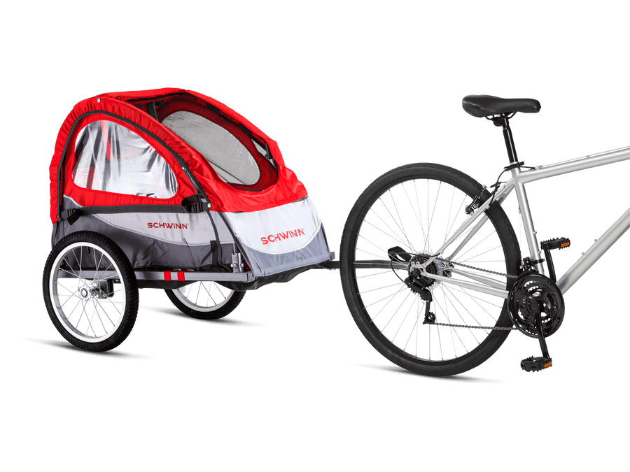 red bike trailer