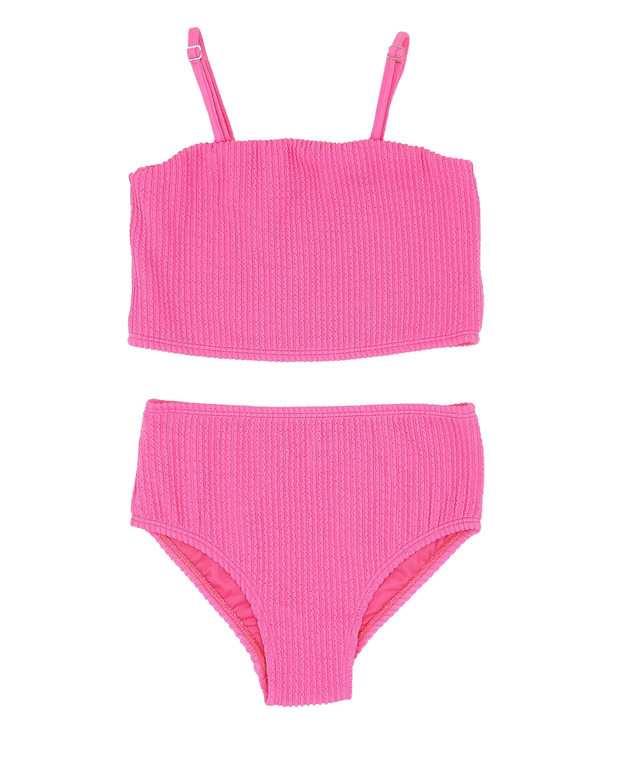 Feather 4 Arrow- Bungalow Tankini (Hot Pink, 2-14)