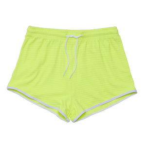 Snapper Rock- Citron Zest Swim Shorts (8-14) - Coastal Kids Beachwear