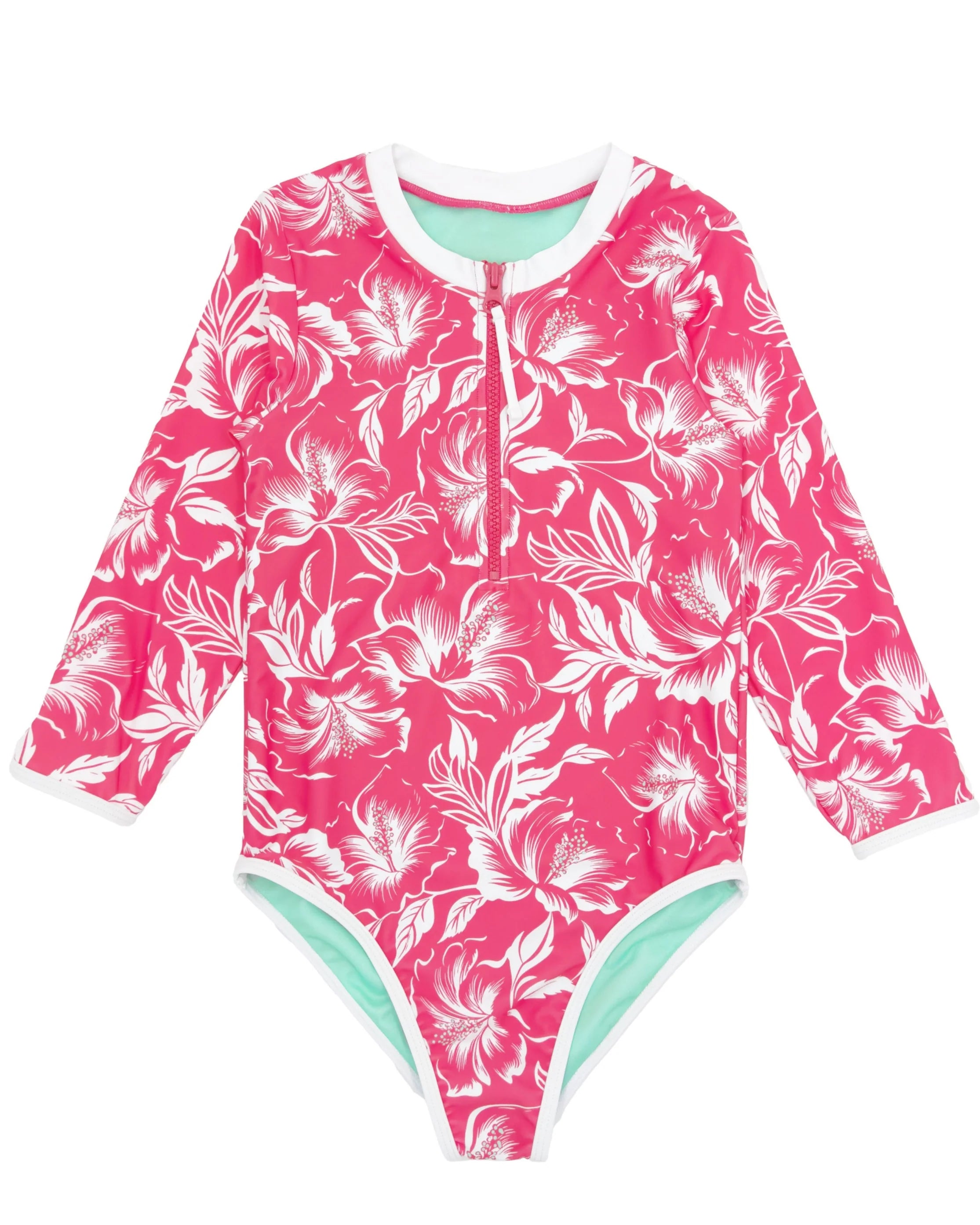 Feather 4 Arrow- Sunseeker Surf Suit (Hot Coral, 2-14)