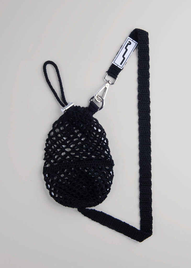 SSU Mesh Crossbody Bag Black-