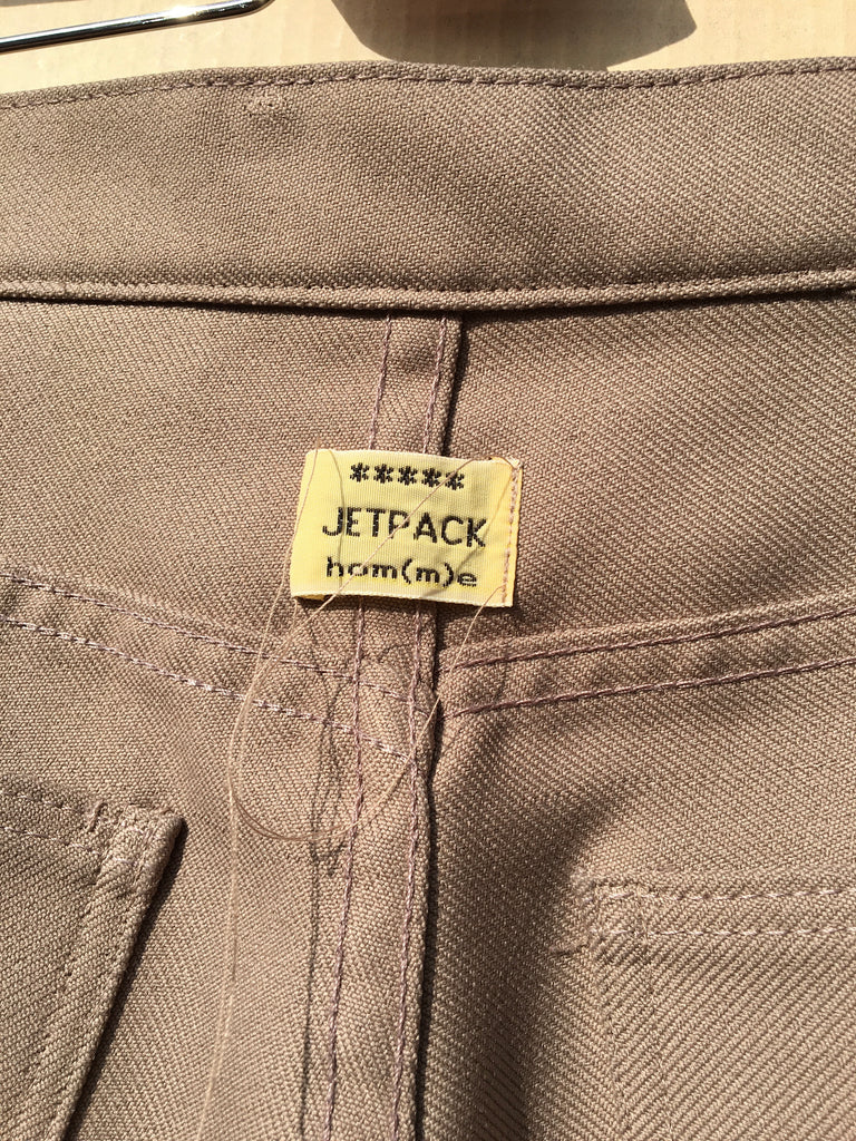 Jetpack Hom(m)e® Beige Deconstructed Vintage Polyester Trousers – APOC ...