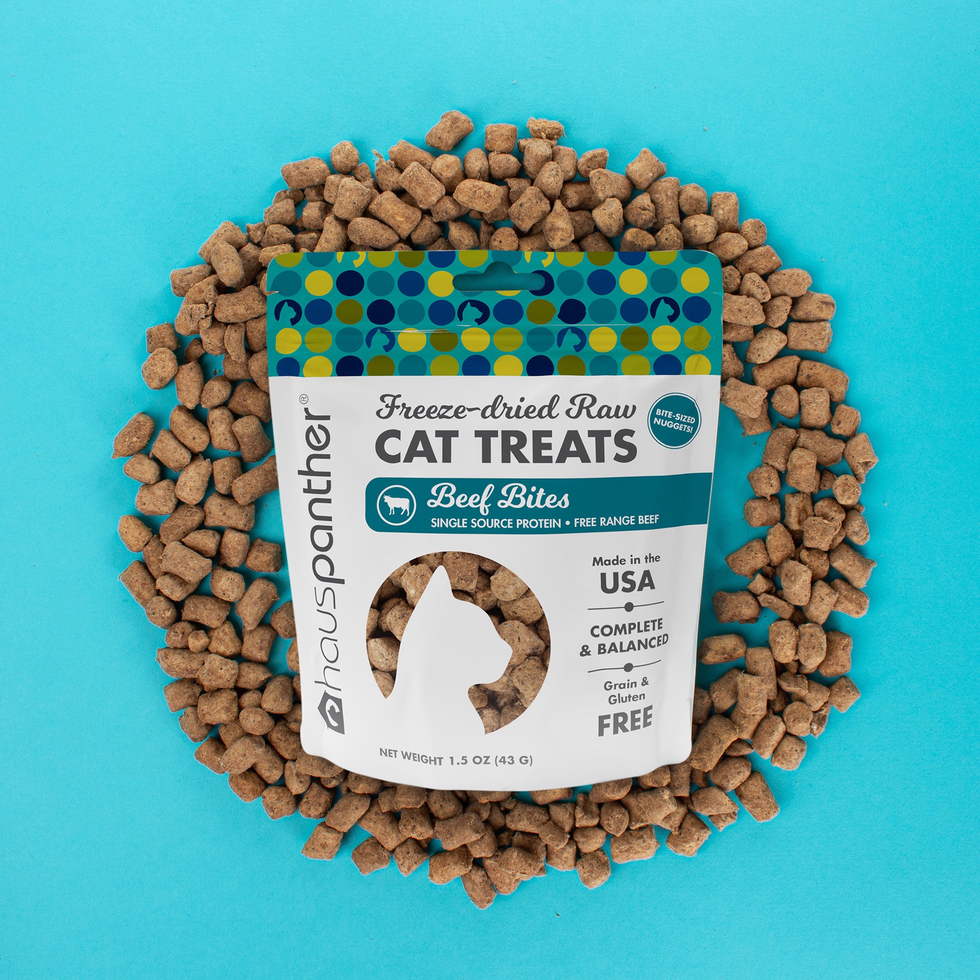 Image of Bites Freeze-dried Raw Cat Treats 1.5 oz by Hauspanther