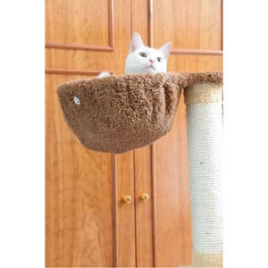 Armarkat Premium 78-inch Ultra-Soft Faux Fleece Cat Tree, Goldenrod