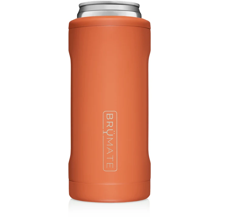 BruMate: HOPSULATOR SLIM | MATTE PECAN (12OZ SLIM CANS)