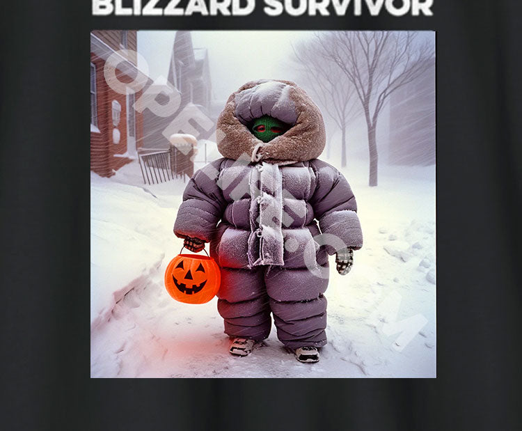 1991 Halloween Blizzard Survivor minnesota t-shirt