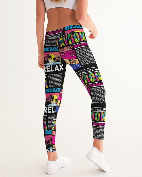 Tayrona Beach Pattern Relax Women's Yoga Pants