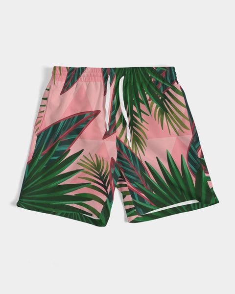 Tayrona Men's Tropical Pattern Swim Trunk