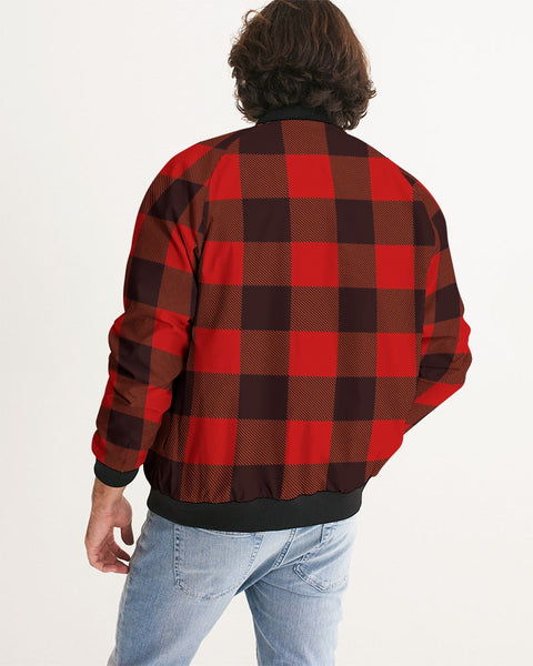 Tayrona Flannel Pattern Bomber Jacket