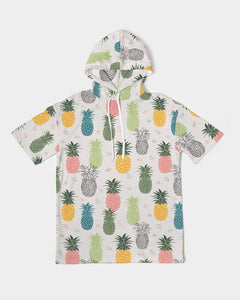 Tayrona Pineapple Men's Premium Heavyweight Short Sleeve Hoodie