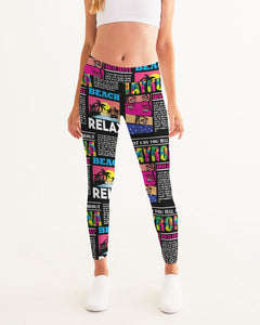 Tayrona Beach Pattern Relax Women's Yoga Pants