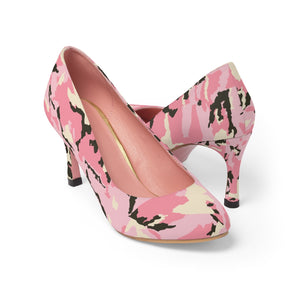 Tayrona Pink Camo Women's High Heels