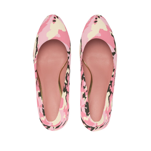 Tayrona Pink Camo Women's High Heels