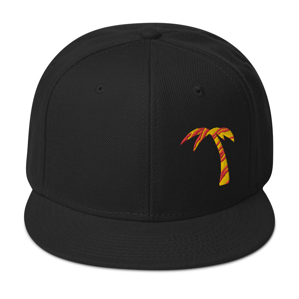 Flatbill snapback hat cap