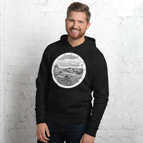 Tayrona Mens Beach Art Pullover Hoodie