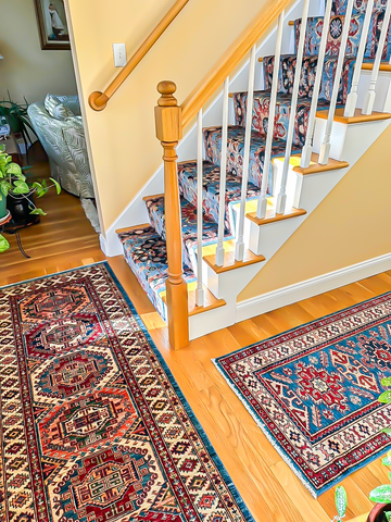 Vibrant Kaoud Rugs in a house