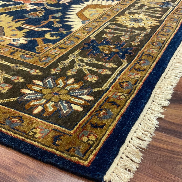 KAOUD RUGS 5.11X8.11 RECTANGLE NAVY ANT.MAHAL AREA RUG