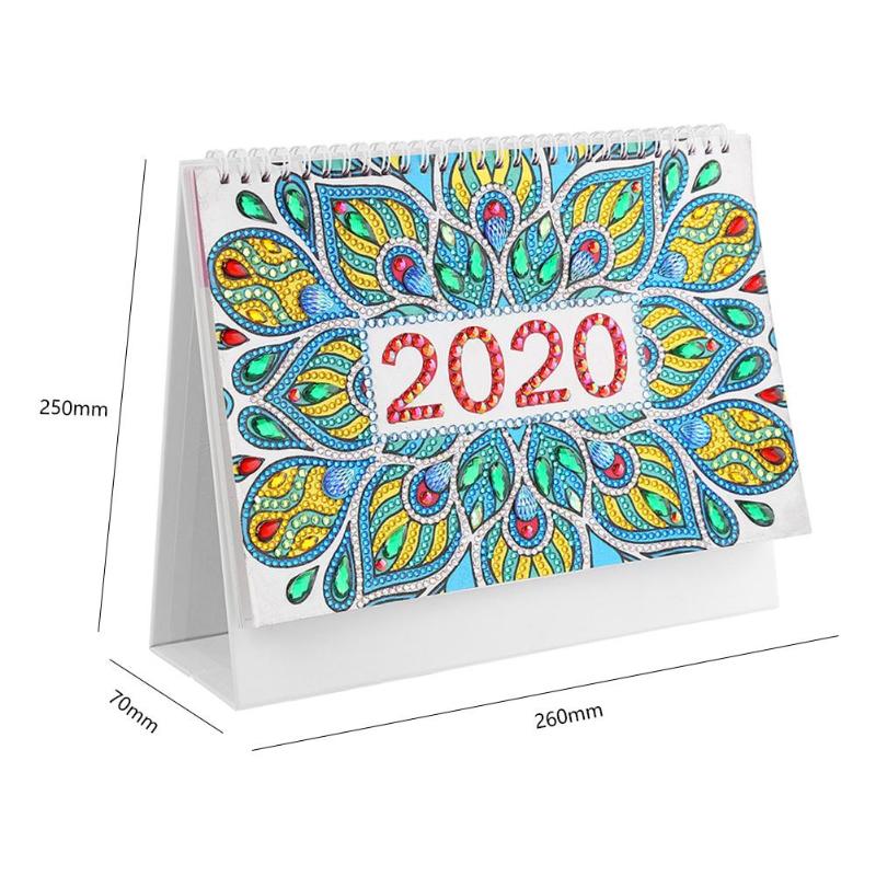 Diamond Painting 2020 Calendar DIY Drill Mandala Schedule Planner