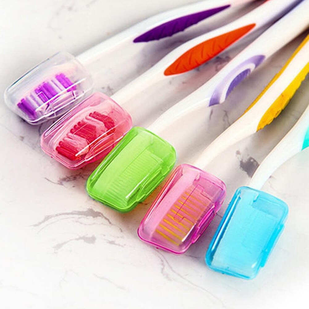 5pcsset Toothbrush Cover Head Plastic Toothbrushes Case Protective Cap Holder Portable Home 