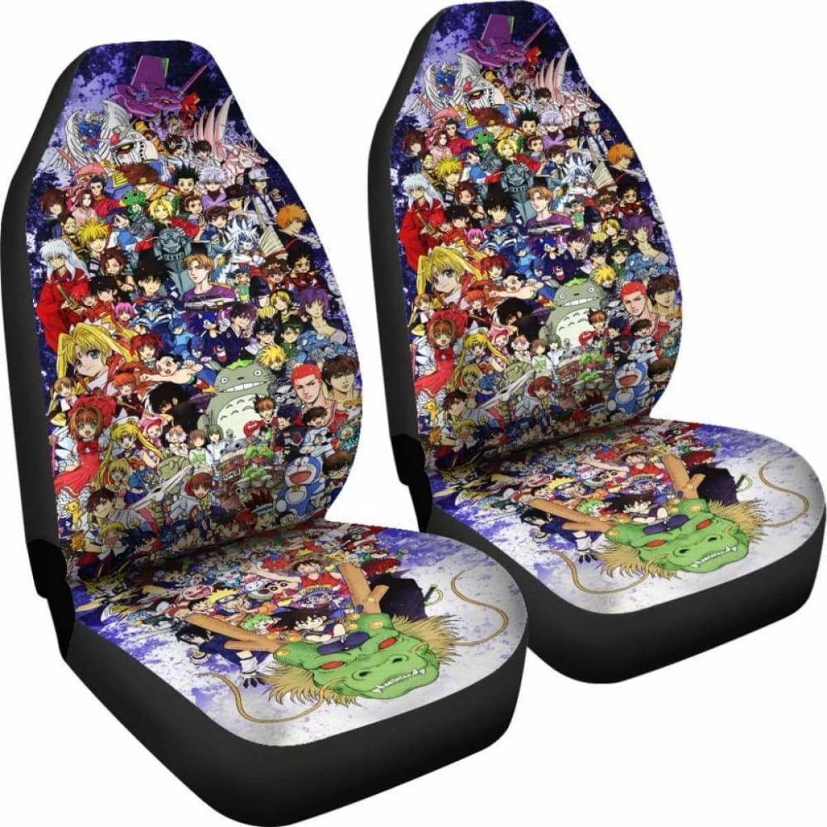 Anime Movie 2019 Car Seat Covers Universal Fit 051012 - Gift Family