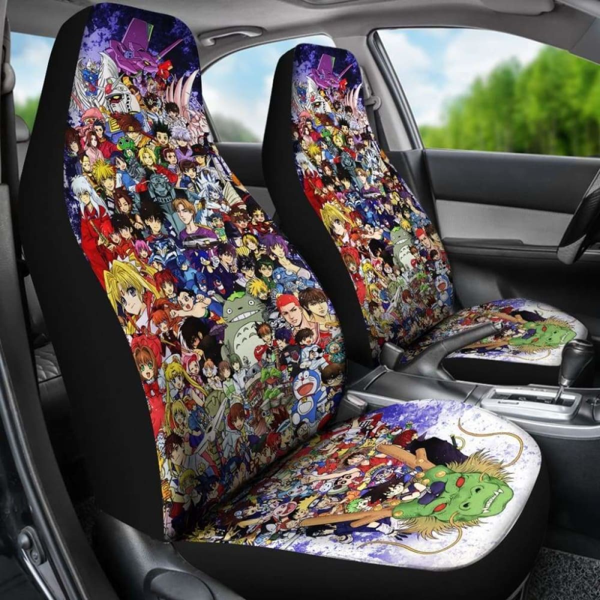Anime Movie 2019 Car Seat Covers Universal Fit 051012 - Gift Family