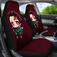 Load image into Gallery viewer, Anime Tanjiro Kamado Car Seat Covers Kimetsu No Yaiba Universal Fit 051012 - CarInspirations